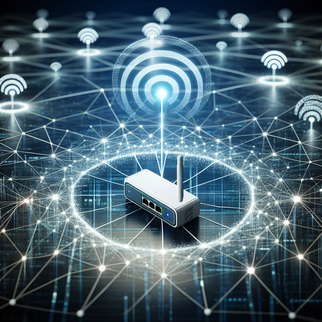 Can a network repeater be used with a mesh Wi-Fi system?