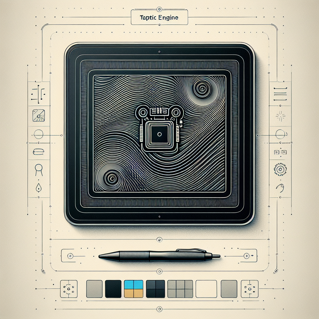 What is the role of Taptic Engine in advanced wireless trackpads?